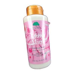 Merry Mint Foaming Gel Body Wash 18 oz Cotton Candy Vanilla Bean Iced Peppermint